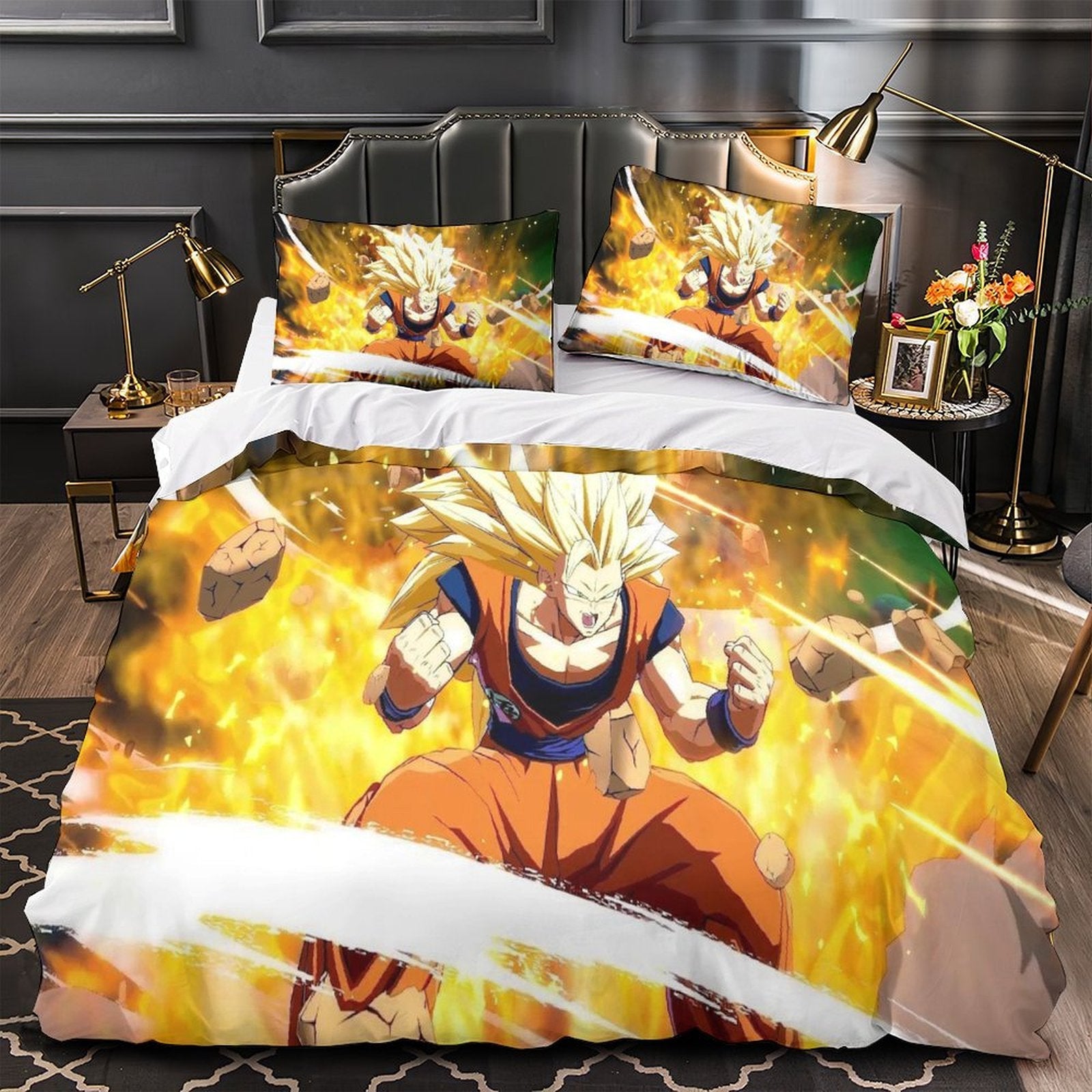 Dragon Ball FighterZ Bedding Set Pattern Quilt Cover Without Filler