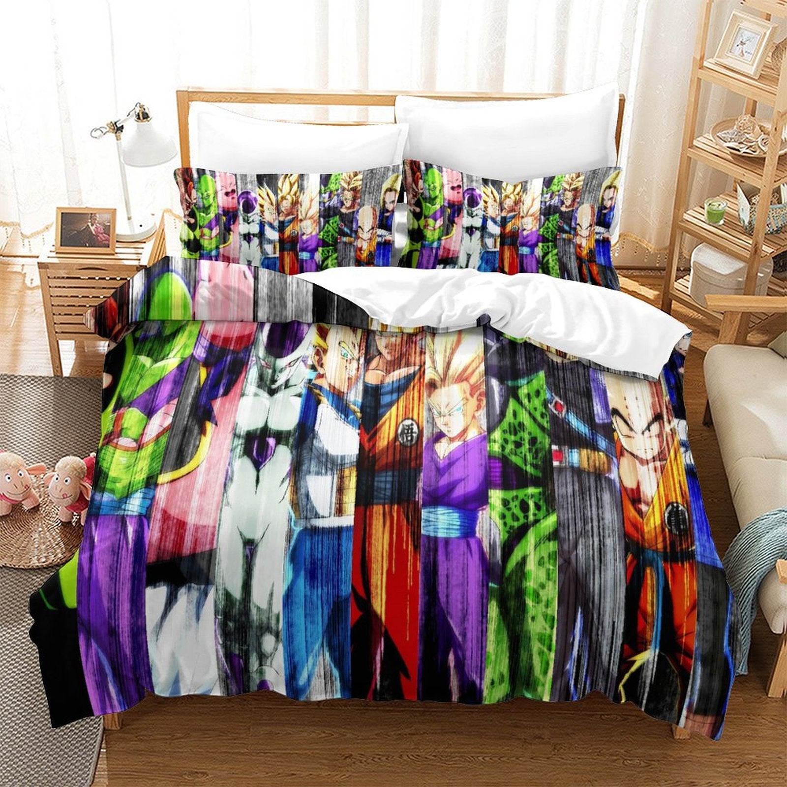 Dragon Ball FighterZ Bedding Set Pattern Quilt Cover Without Filler