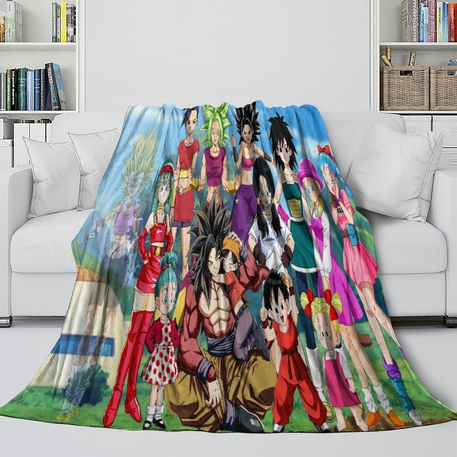 Dragon Ball GT Blanket Flannel Throw Room Decoration