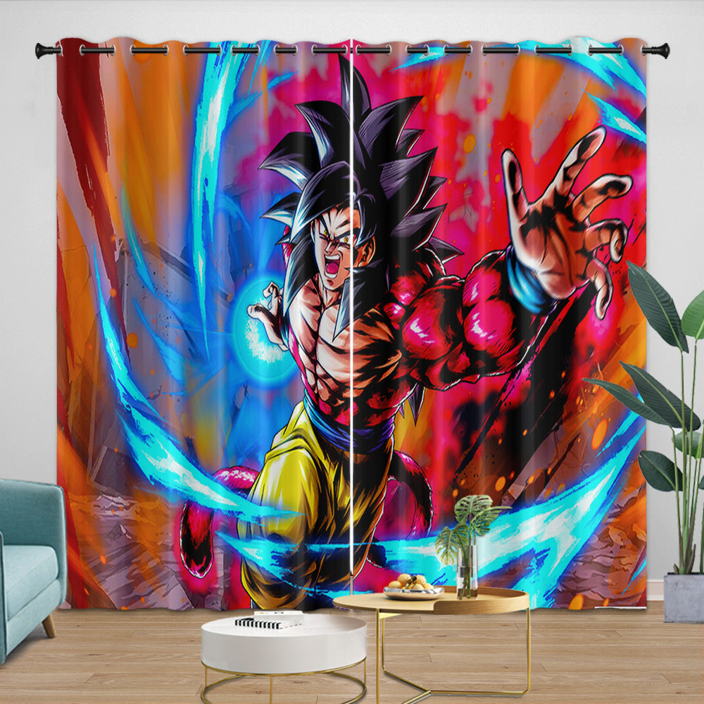 Dragon Ball GT Curtains Blackout Window Drapes Room Decoration