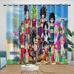 Dragon Ball GT Curtains Blackout Window Drapes Room Decoration