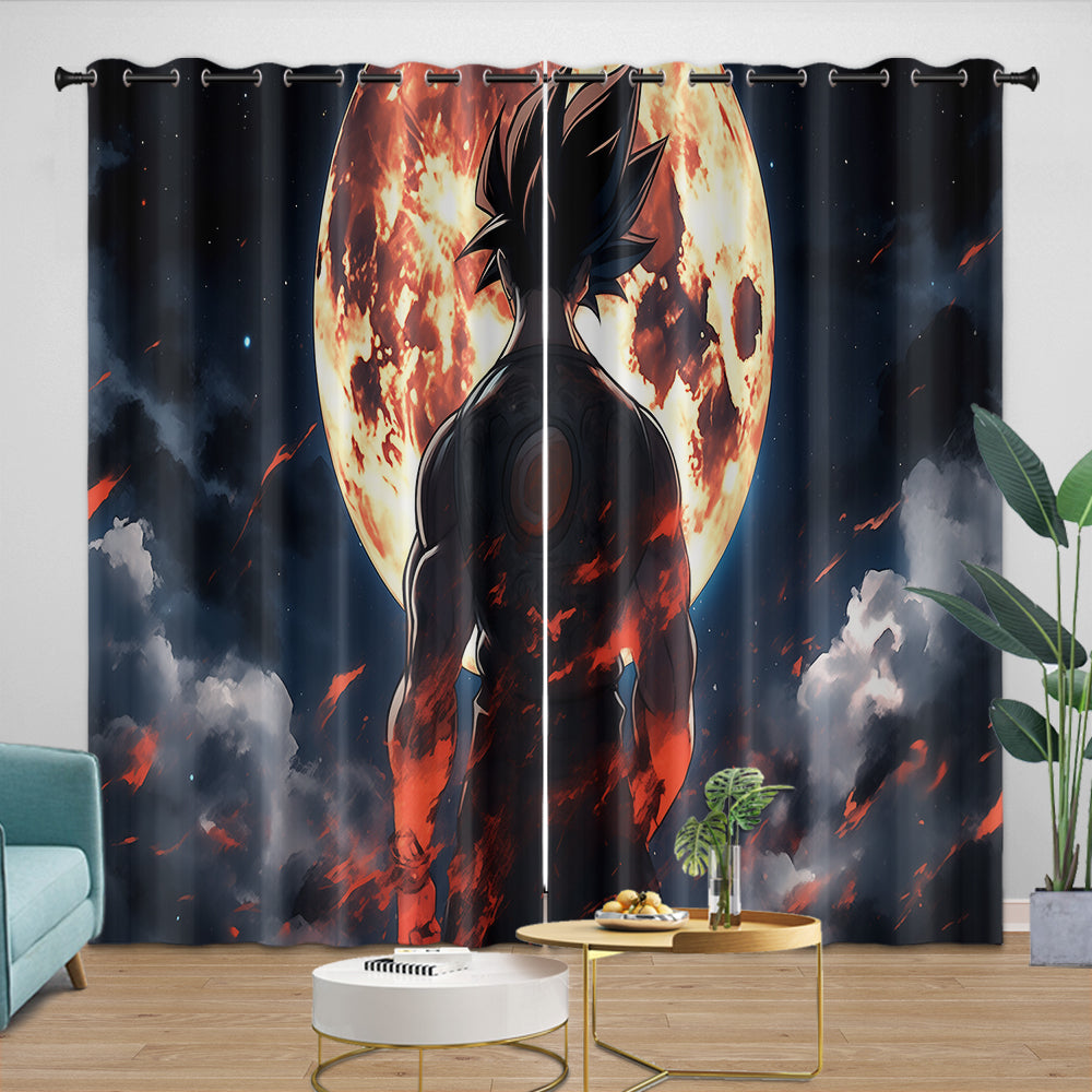 Dragon Ball GT Curtains Blackout Window Drapes Room Decoration