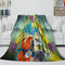 Dragon Ball KAI Blanket Flannel  Kids Room Throw