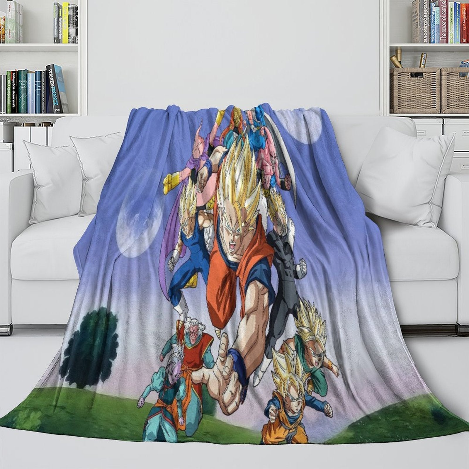 Dragon Ball KAI Blanket Flannel  Kids Room Throw