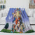 Dragon Ball KAI Blanket Flannel  Kids Room Throw
