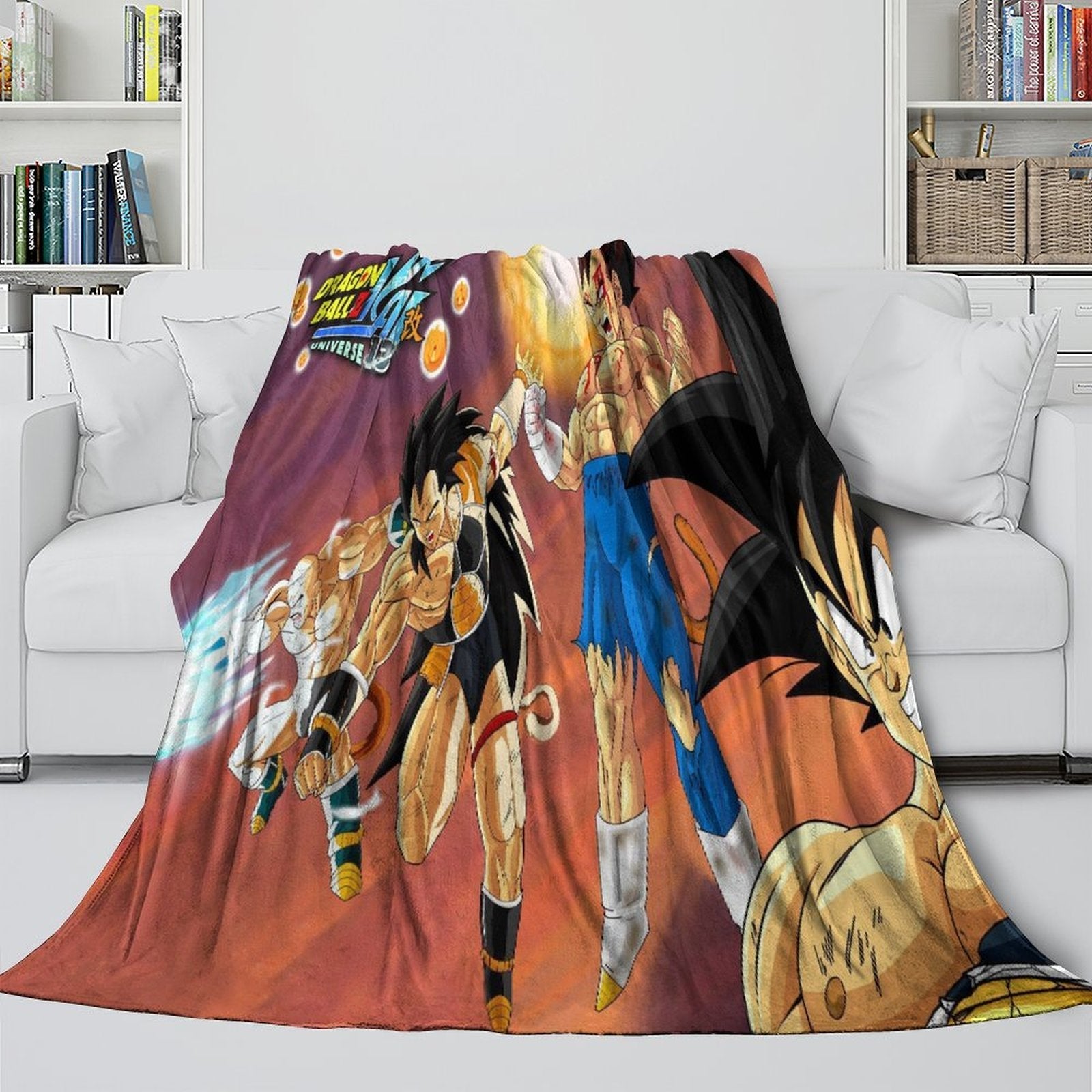 Dragon Ball KAI Blanket Flannel  Kids Room Throw