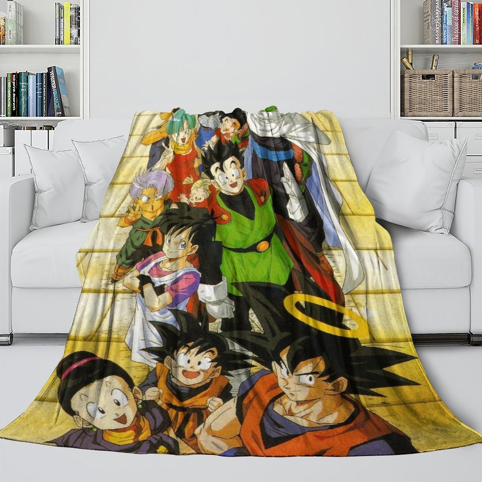 Dragon Ball KAI Blanket Flannel  Kids Room Throw