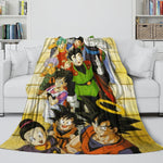 Dragon Ball KAI Blanket Flannel  Kids Room Throw