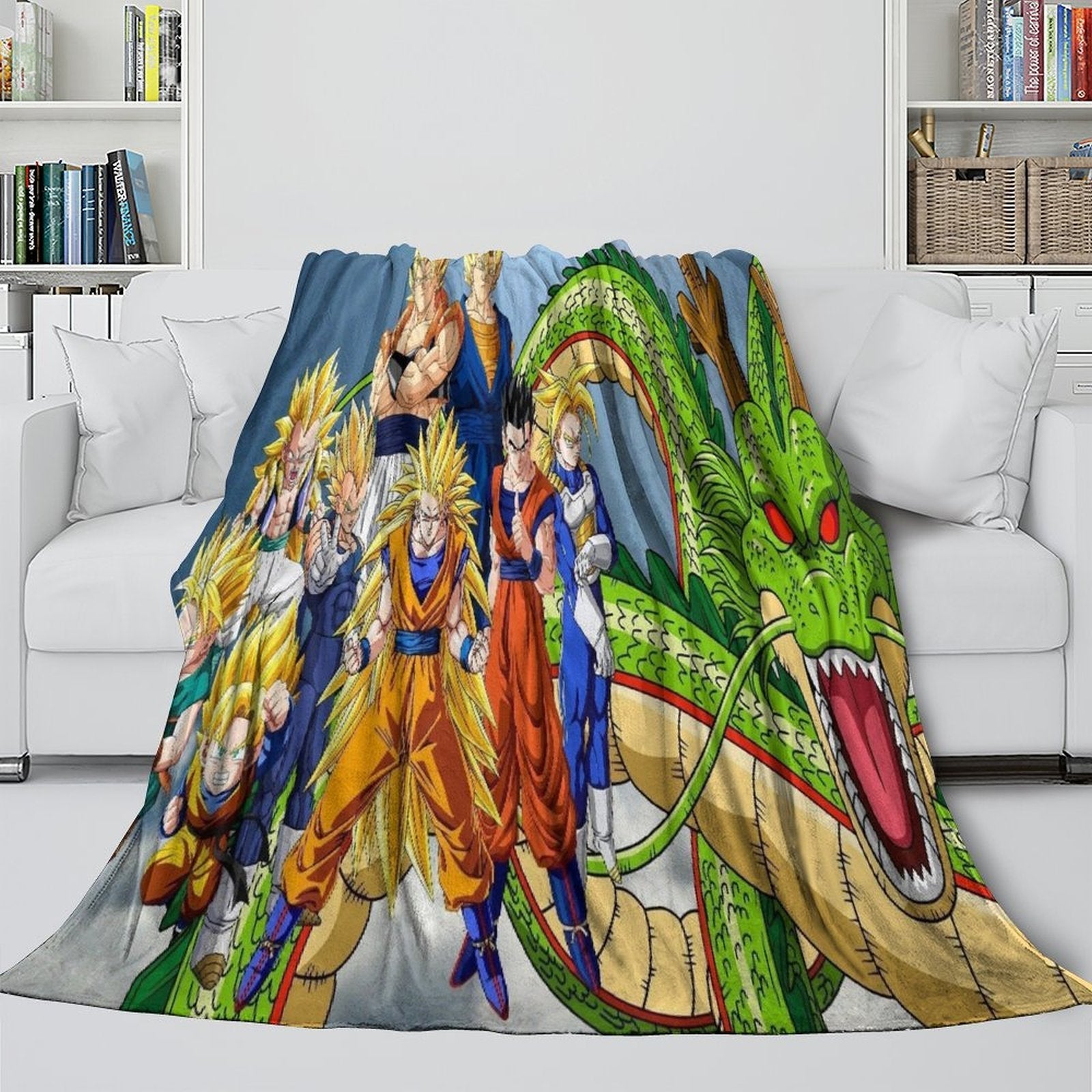 Dragon Ball KAI Blanket Flannel  Kids Room Throw
