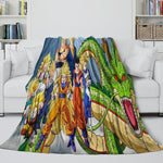 Dragon Ball KAI Blanket Flannel  Kids Room Throw