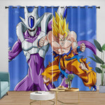 Dragon Ball KAI Curtains Blackout Window Drapes Room Decoration