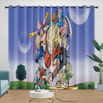 Dragon Ball KAI Curtains Blackout Window Kids Room Drapes