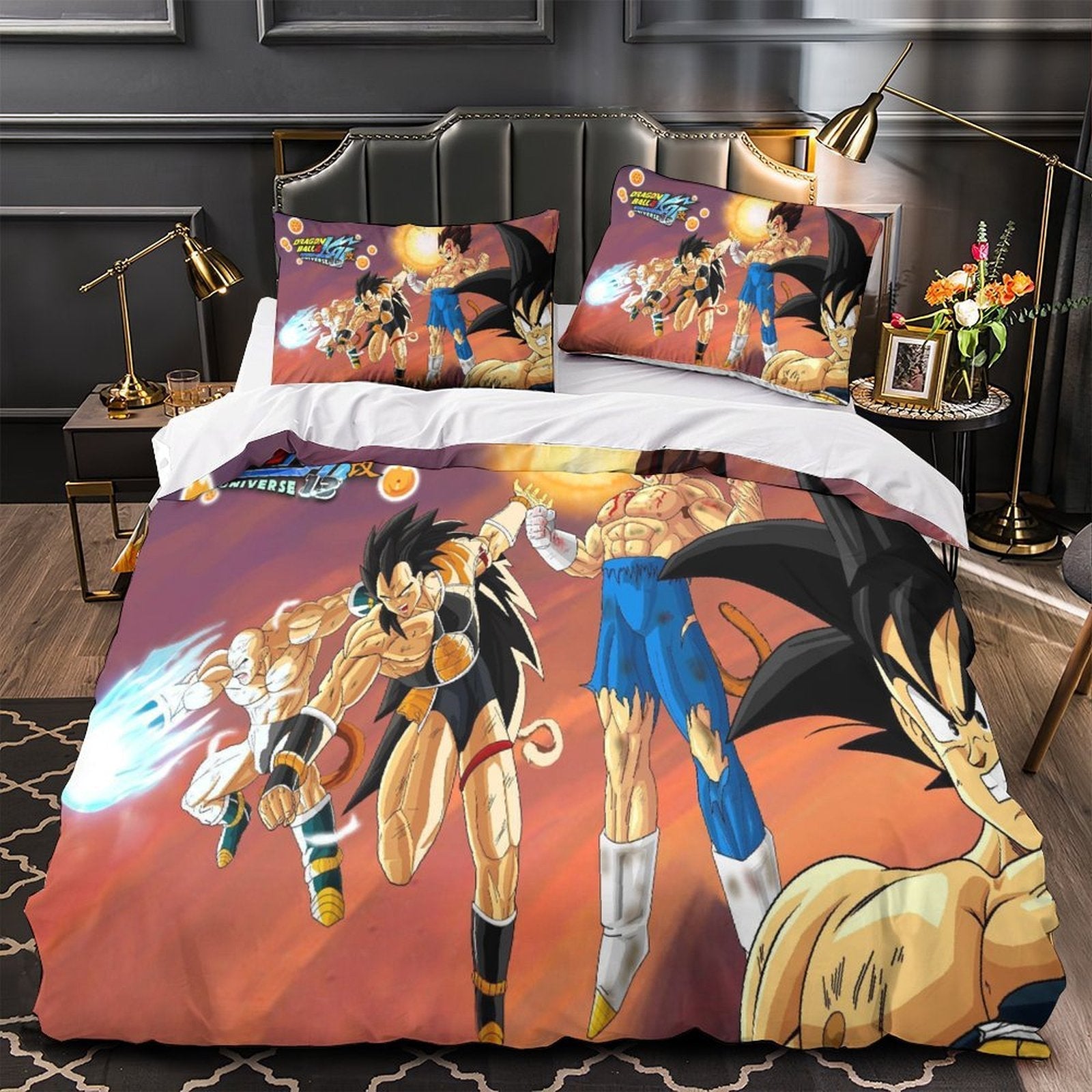 Dragon Ball KAI Duvet Cover Kids Room Bedding Set Without Filler