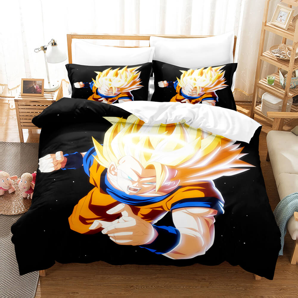 Dragon Ball Son Goku Kakarotto Bedding Set Quilt Cover Without Filler