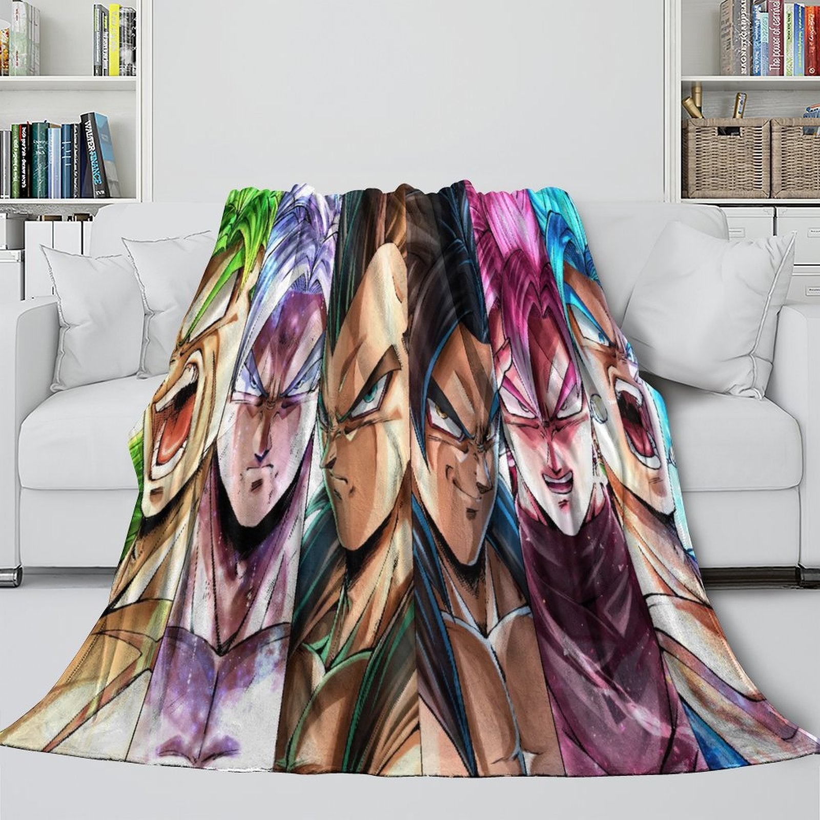 Dragon Ball Super Blanket Flannel  Kids Room Throw