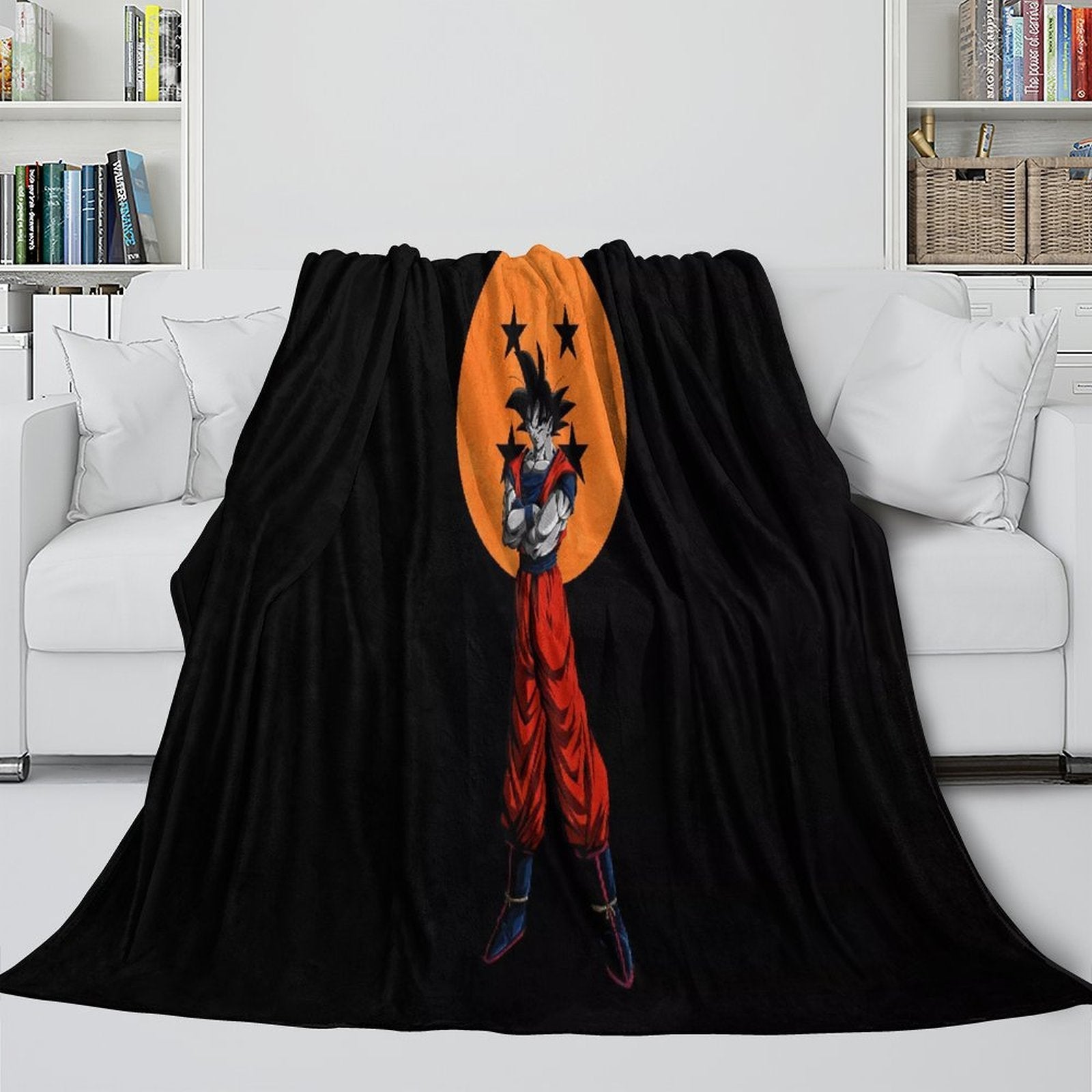 Dragon Ball Super Blanket Flannel  Kids Room Throw