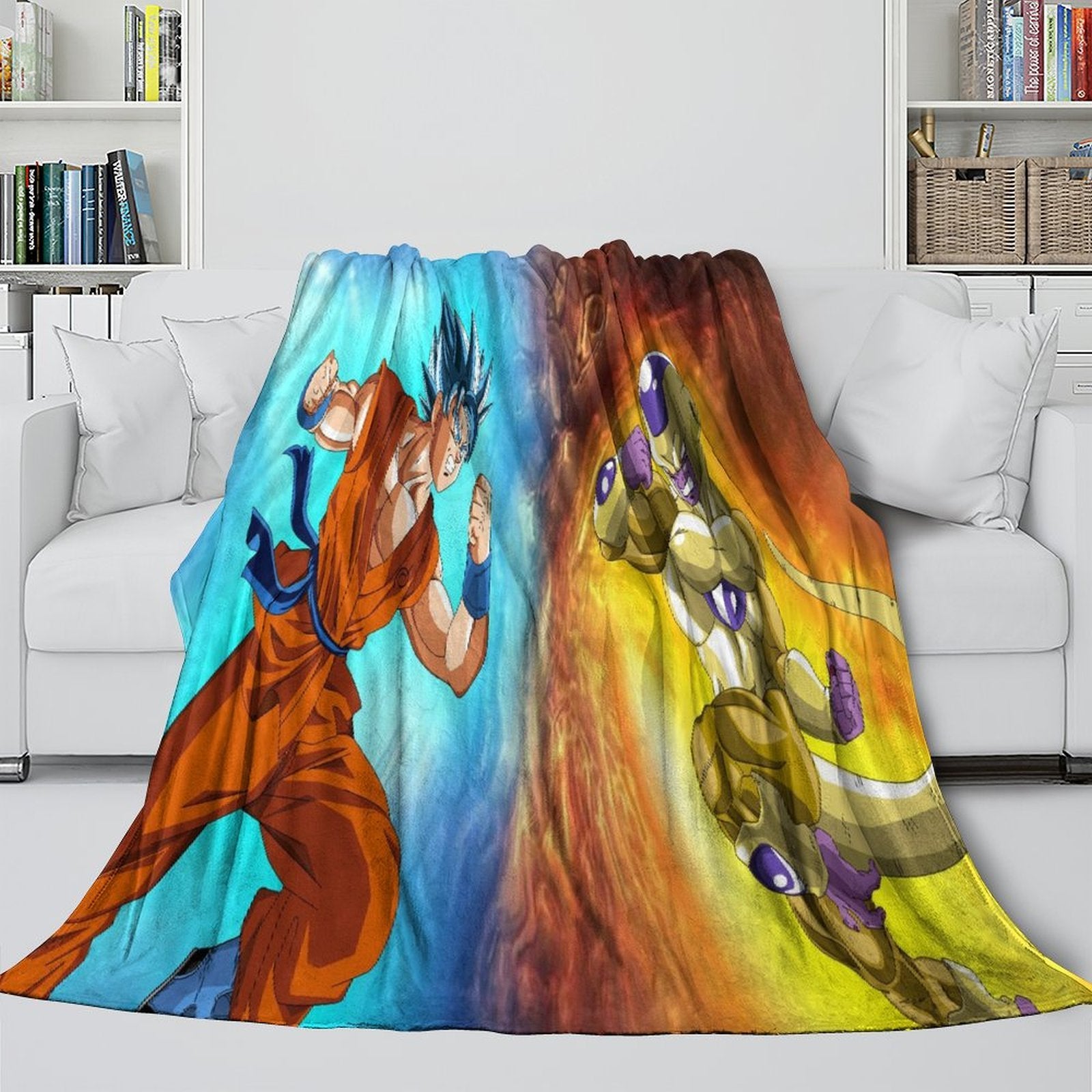 Dragon Ball Super Blanket Flannel  Kids Room Throw