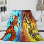 Dragon Ball Super Blanket Flannel  Kids Room Throw