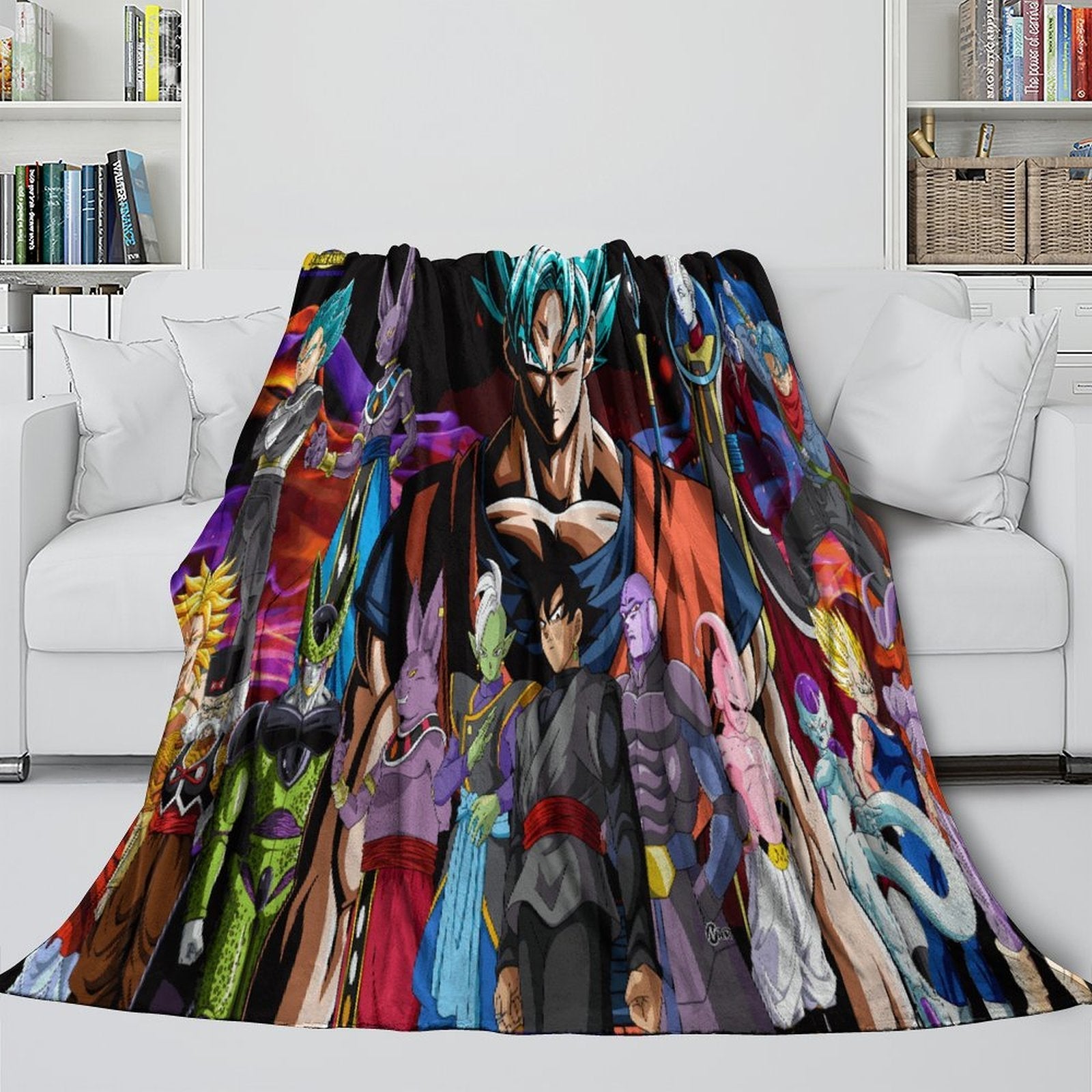 Dragon Ball Super Blanket Flannel Throw Room Decoration