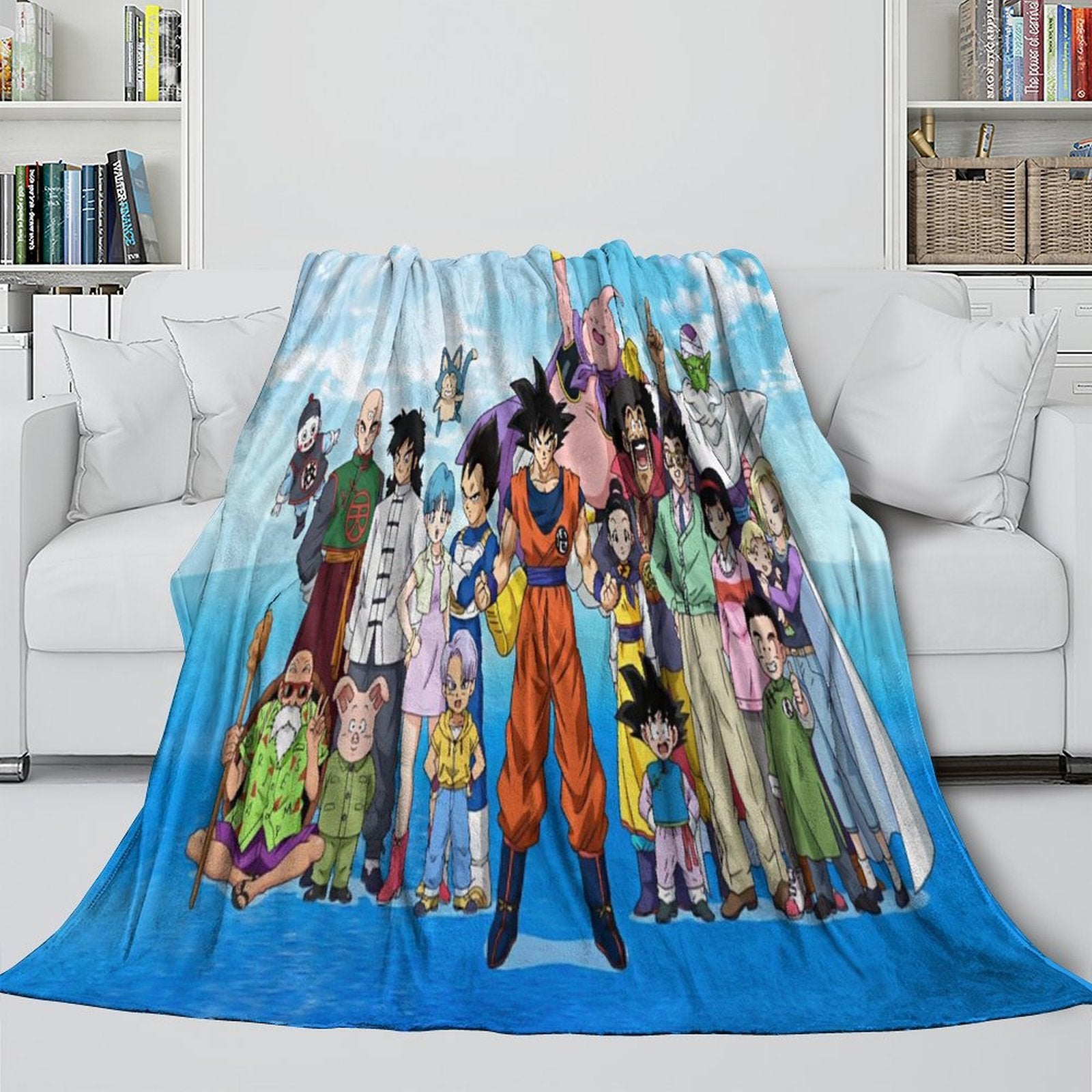 Dragon Ball Super Blanket Flannel Throw Room Decoration