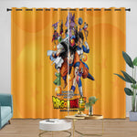 Dragon Ball Super Curtains Blackout Window Drapes Room Decoration