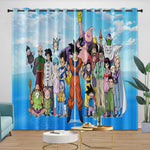 Dragon Ball Super Curtains Blackout Window Drapes Room Decoration