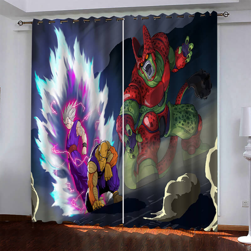 Dragon Ball Super Super Hero Curtains Blackout Window Drapes