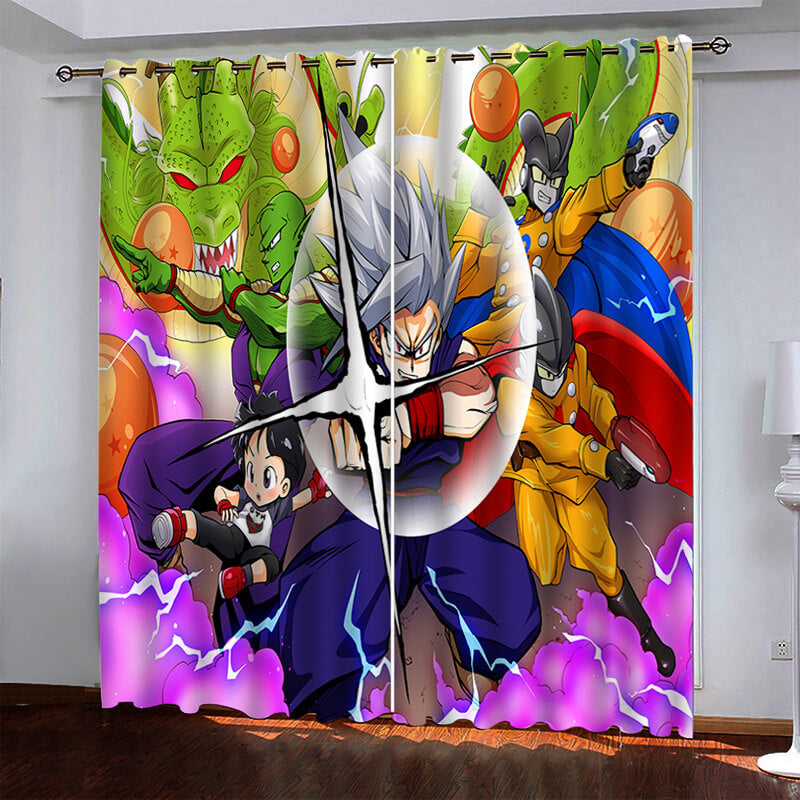 Dragon Ball Super Super Hero Curtains Blackout Window Drapes