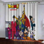 Dragon Ball Super Super Hero Curtains Blackout Window Drapes