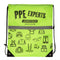 Drawstring Bag PPE Experts with reflective strip