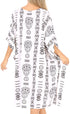 Sakkas Trina Women's Casual Loose Beach Poncho Caftan Dress Cover-up Many Print