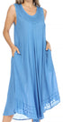 Sakkas Everyday Essentials Caftan Tank Dress / Cover Up