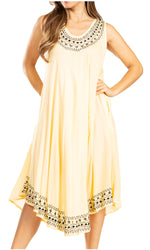 Sakkas Everyday Essentials Caftan Tank Dress / Cover Up