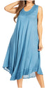 Sakkas Everyday Essentials Caftan Tank Dress / Cover Up