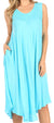 Sakkas Everyday Essentials Caftan Tank Dress / Cover Up