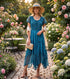 Sakkas Marigold Embroidered Fairy Dress