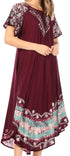 Sakkas Sara Batik CaftanTank Dress / Cover Up