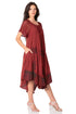 Sakkas Kai Palm Tree Caftan Tank Dress / Cover Up