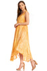 Sakkas Kara Long Draped Sleeveless Marbled Caftan Dress / Cover Up