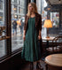 Sakkas Maya Floral Embroidered Sleeveless Button Up Rayon Dress