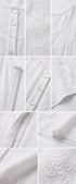 Sakkas Maya Floral Embroidered Sleeveless Button Up Rayon Dress