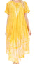 Sakkas Ronny Lace Embroidered Cap Sleeve Tie Dye Wash Caftan Dress / Cover Up
