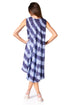 Sakkas Neja Women's Casual Maxi Summer Sleeveless Loose Fit Tie Dye Tank Dress