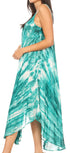 Sakkas Liz  Women's Maxi Loose Sleeveless Summer Casual Tank Dress Cover-up Caftan