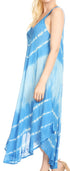 Sakkas Liz  Women's Maxi Loose Sleeveless Summer Casual Tank Dress Cover-up Caftan