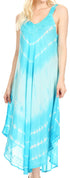 Sakkas Liz  Women's Maxi Loose Sleeveless Summer Casual Tank Dress Cover-up Caftan
