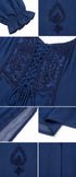 Sakkas Bridget Embroidered Renaissance Dress