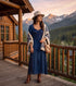 Sakkas Bridget Embroidered Renaissance Dress