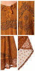 Sakkas Stonewashed Rayon Adjustable Spaghetti Straps Mid Length Dress