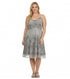 Sakkas Stonewashed Rayon Adjustable Spaghetti Straps Mid Length Dress